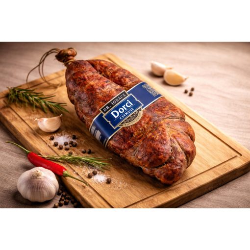 Dorci - Csemege - Sertés vakbélbe töltött dorka - 9 hónapig érlelt (1 egész) L méret