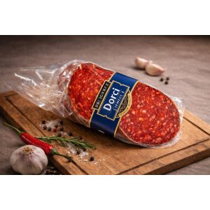   Dorci - Csemege - Sertés vakbélbe töltött dorka  - 9 hónapig érlelt (felezett)